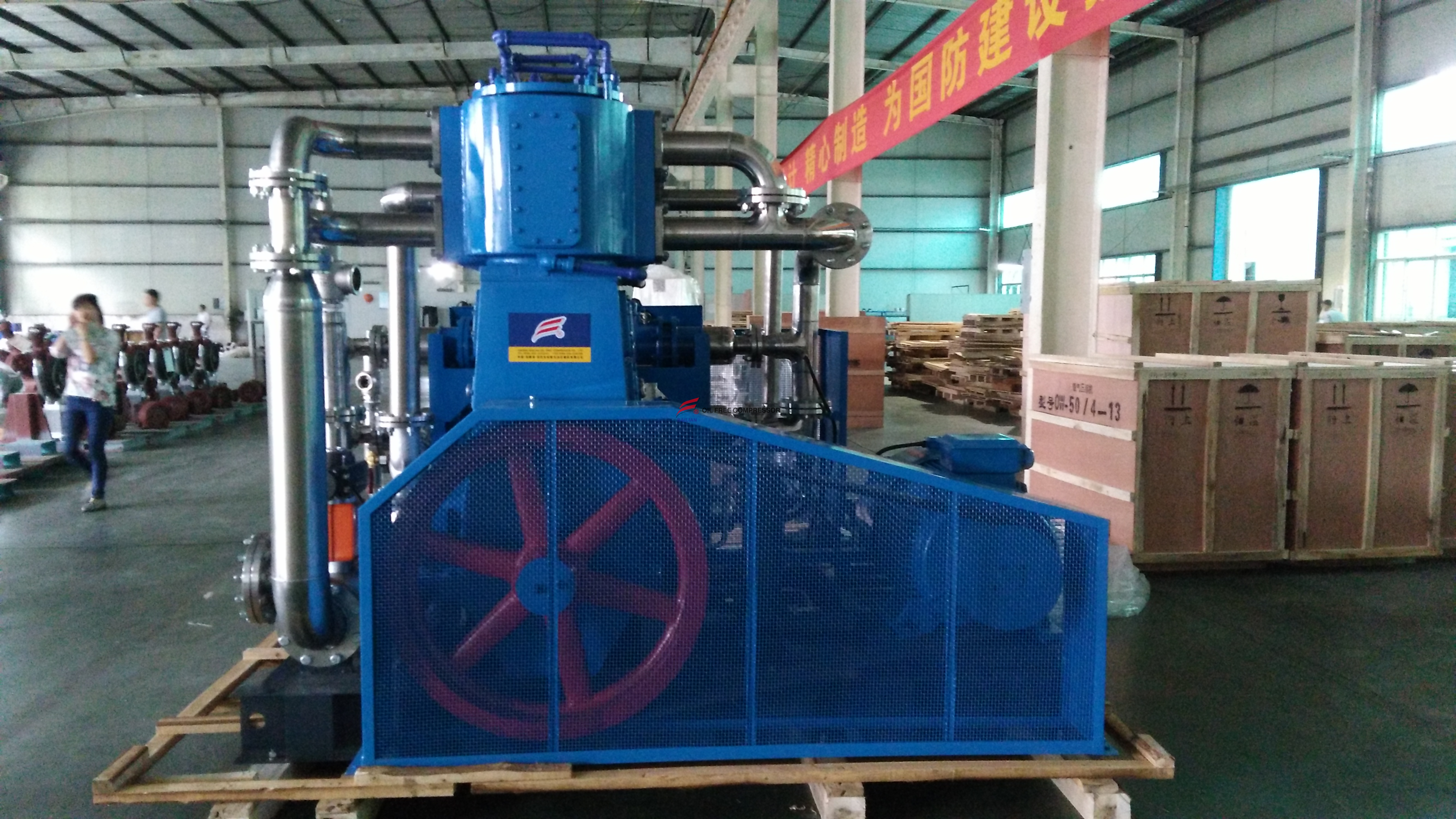 Compressor de oxigênio isento de óleo 400NM3 6bar