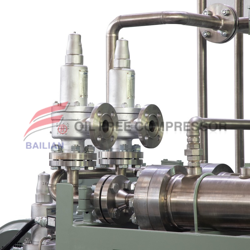 Compressor de recuperação de gás de dióxido de dióxido de carbono livre de óleo