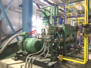 Compressor de hidrogênio livre de óleo de baixa pressão 500NM3 6,5bar